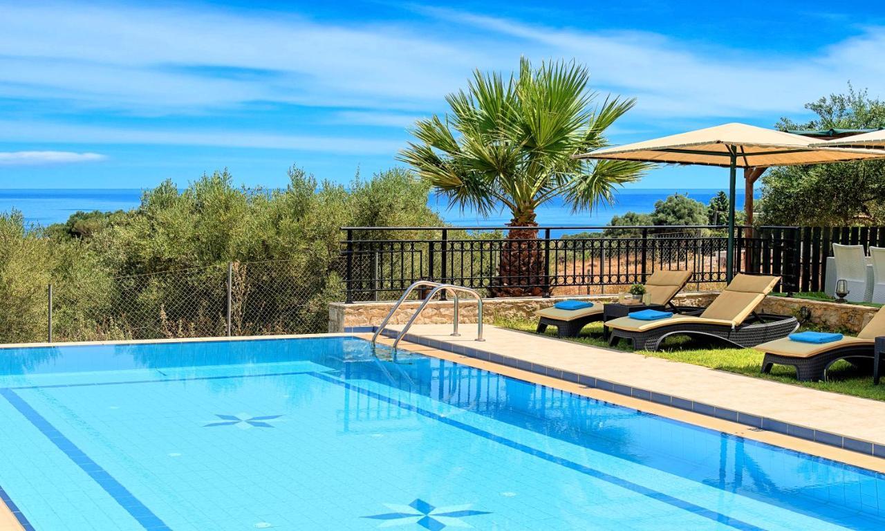 Villa Stelios Private Pool Георгиуполис Экстерьер фото