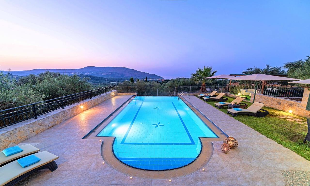 Villa Stelios Private Pool Георгиуполис Экстерьер фото