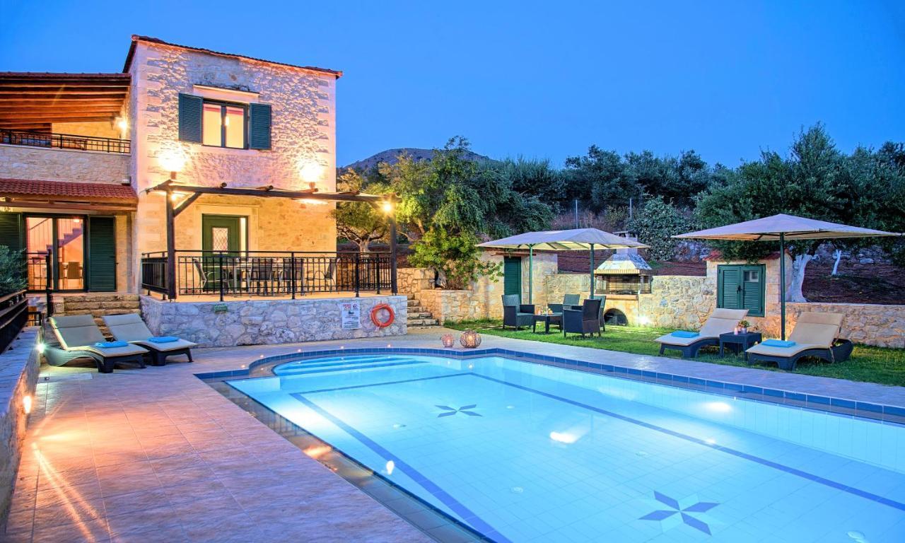 Villa Stelios Private Pool Георгиуполис Экстерьер фото