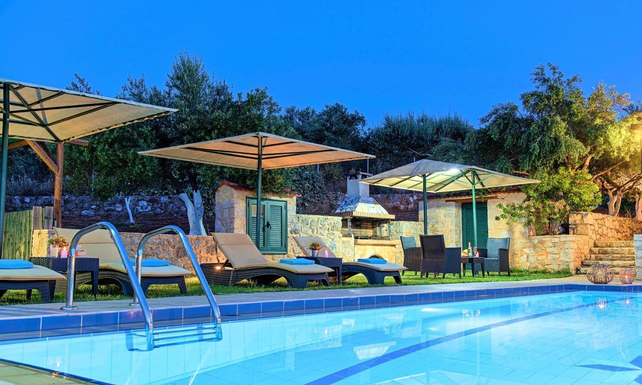 Villa Stelios Private Pool Георгиуполис Экстерьер фото