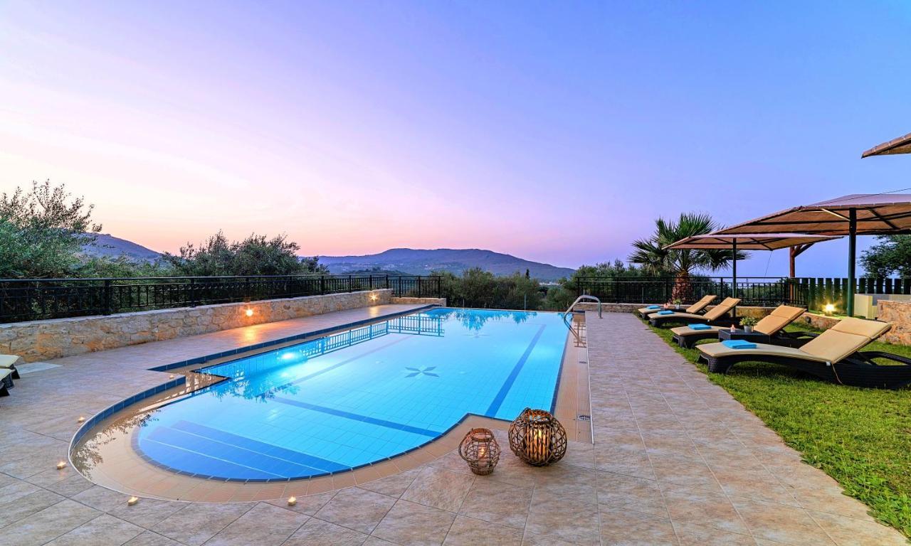 Villa Stelios Private Pool Георгиуполис Экстерьер фото