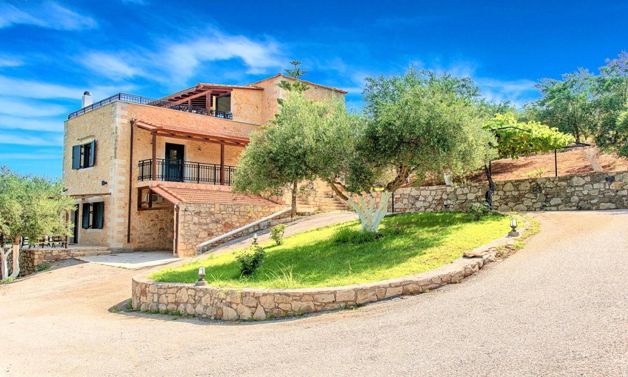 Villa Stelios Private Pool Георгиуполис Экстерьер фото